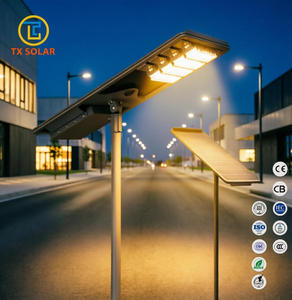 High Brightness All in One Solar Street Light Outdoor Dusk to Dawn