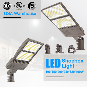LED Parking Lot Lights Built-in Photocell Sensor For Commercial Outdoor Area