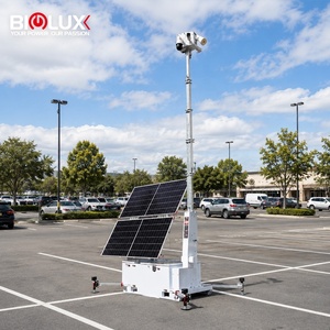 HiSKID Cost-Effective Solar CCTV Tower CE/ISO Certified