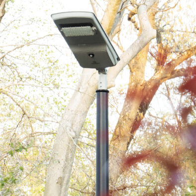SUNLIKE PRO 30W solar light installed at Hopkins Pond Park