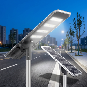 IP66 High Lumen 80W 100W 120W Solar Powered Outdoor Street Light for Roadway and Parking Lot Lighting
