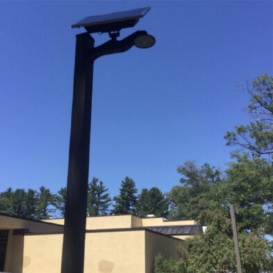 CEGONIA PRO 30W solar security lighting at Northwestern Michigan College