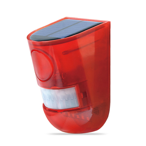Solar Lamp Perimeter Alarm Motion Detector System