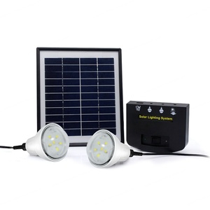 Mini Off Grid DC Solar Power Portable Station Lighting Kit