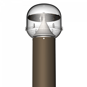 SOLTECH SUNDIAL Turtle Friendly Solar Bollard Light