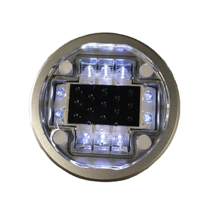 Intelligent IP68 Solar Road Stud Lights Flashing Pedestrian Warning